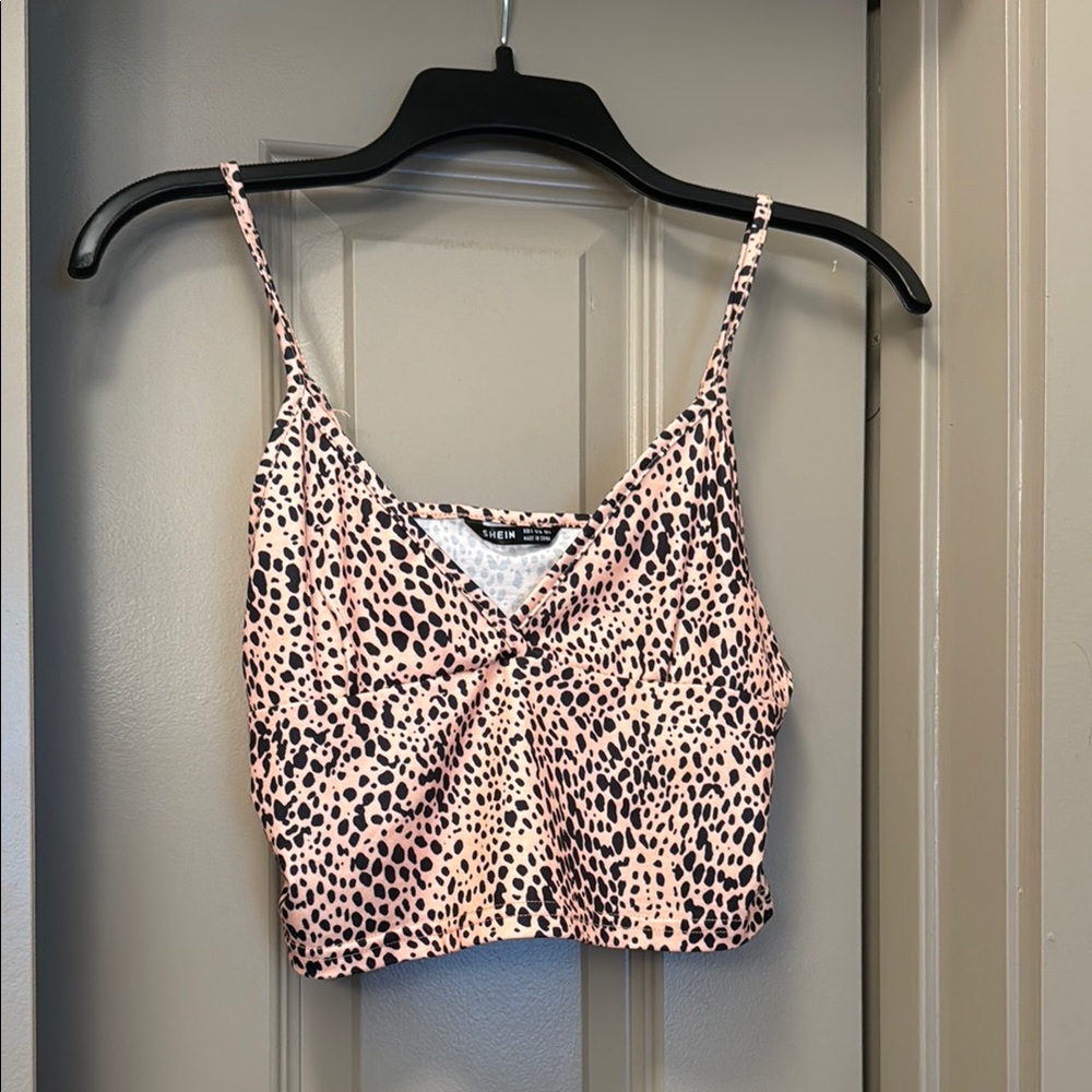 Cheetah print Cami Top